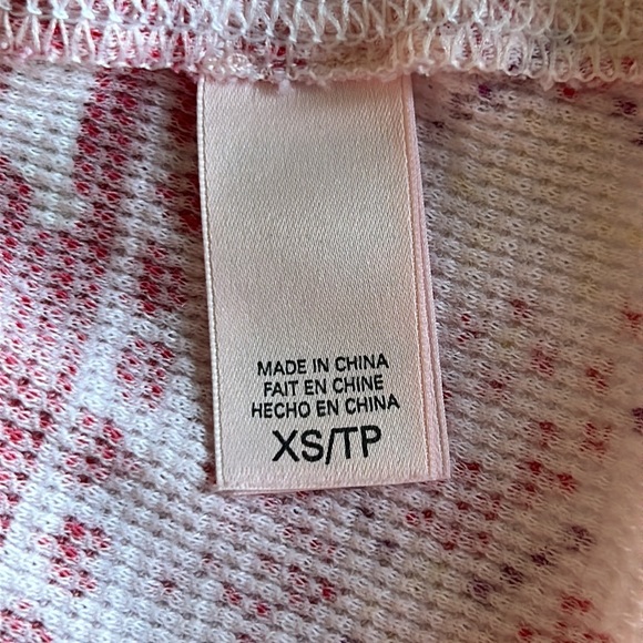 VICTORIA’S SECRET Pajama Tank Top, XS, Red Polar Bear Fair Isle Print - Picture 10 of 12